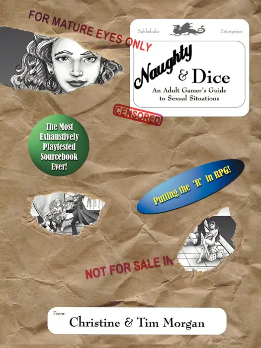 The cover shows a brown paper bag with three tears in it, each revealing part of a piece of black and white art from within the book.