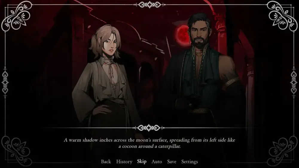 The blood moon in Ballads at Midnight