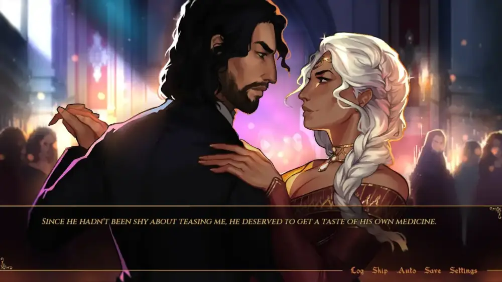 Theodore on the dance floor